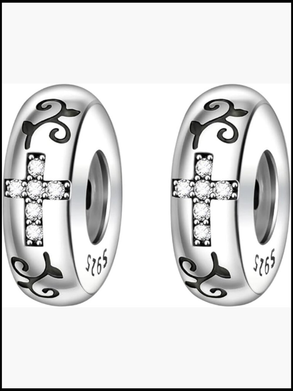 Clip Spacer Safety Chain Stopper Charms for Bracelet Gift Mom Friend Wife